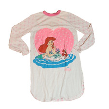 VINTAGE DISNEY THE LITTLE MERMAID ARIEL NIGHTGOWN KIDS SLEEP SHIRT GOWN SIZE 14