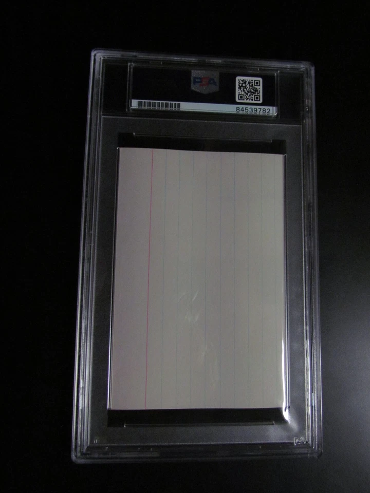 Al Kaline Signed Index Card PSA Encapsulated - Image 3 of 3