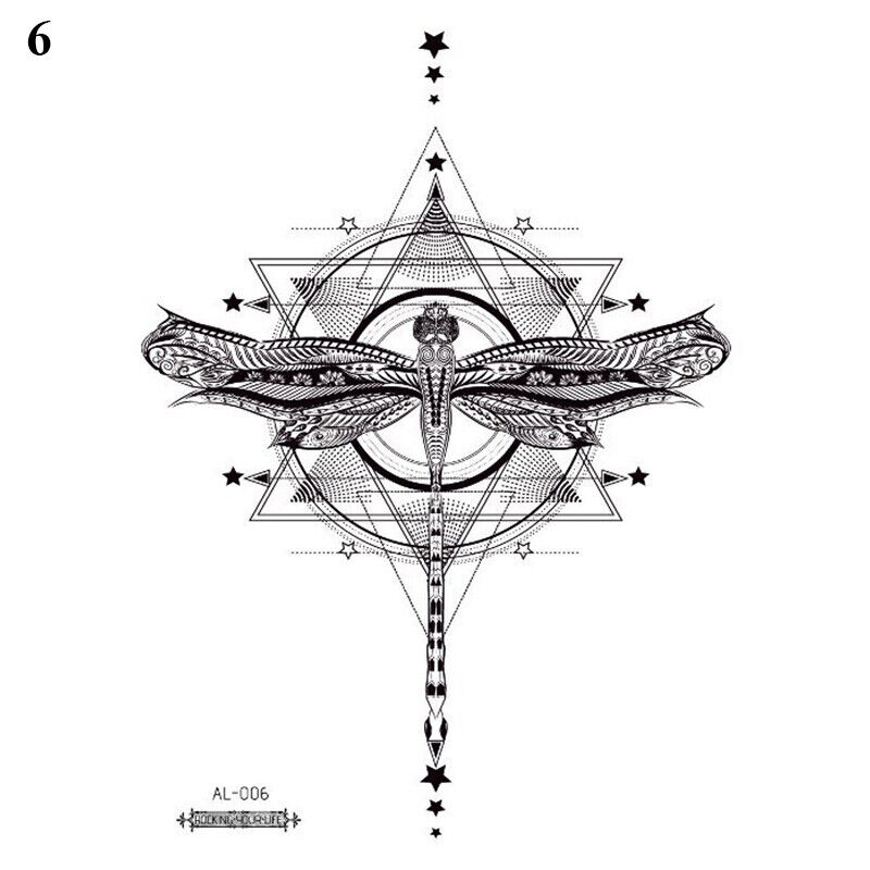 Black Under Boob Tattoo Temporary Tattoo Stickers On Chest Waist Waterproof Body - Picture 18 of 30