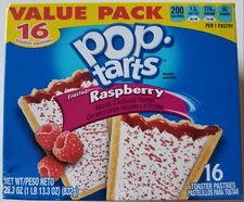 NEW Pop Tarts Toaster Pastries Frosted Raspberry 16 Count