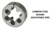3-48 x 1 RH CARBON STEEL ROUND ADJUSTABLE DIE -ITEM NO. 2440291 FT - 2PC.