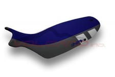 Funda Asiento BMW HP2 ENDURO / MEGAMOTO Diseño Volcano Antideslizante Azul Gris Carrera