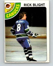 1978-79 O-Pee-Chee #7 Rick Blight  Vancouver Canucks V20869