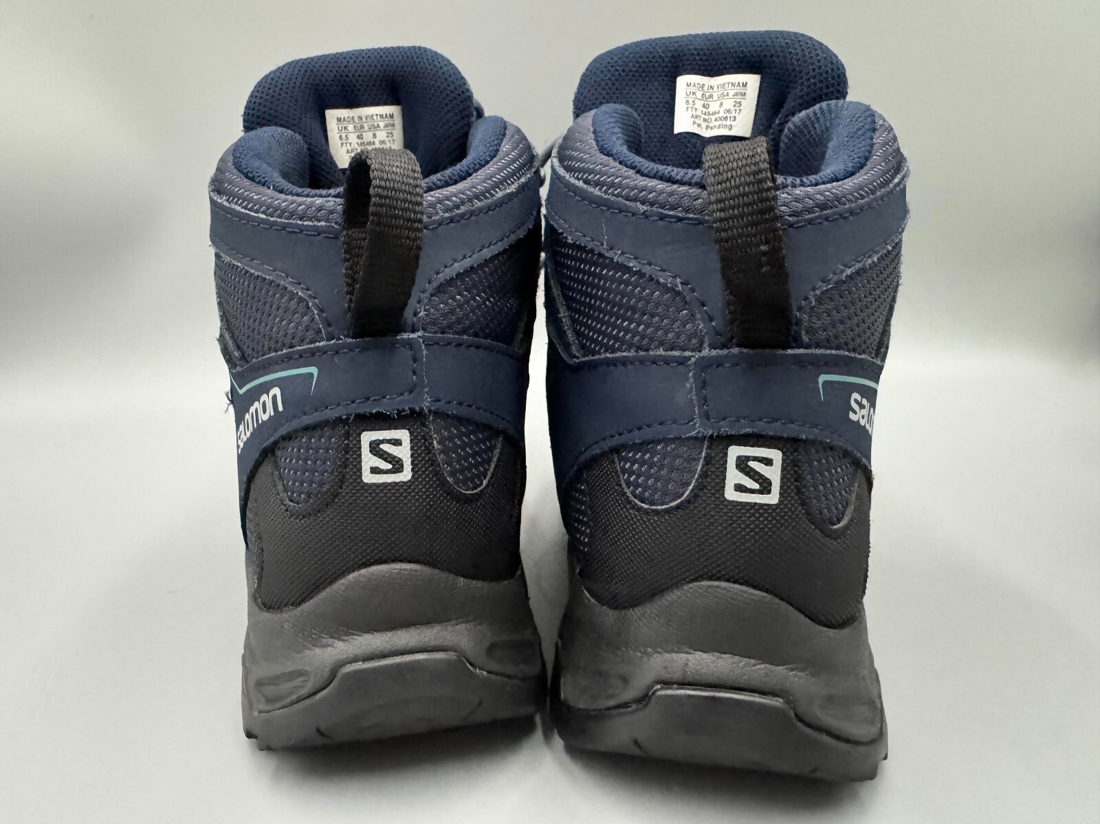 Stivali da trekking donna Salomon Pathfinder Climasalomon Mid impermeabili blu taglia 8