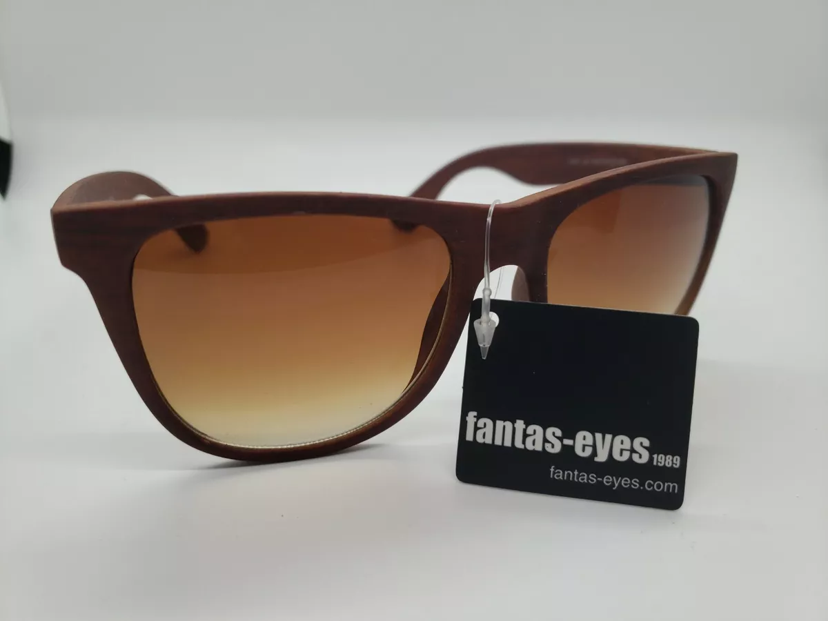 Sunglasses by Fantas Eyes Ultra Lightweight Brown Wood Look Brown