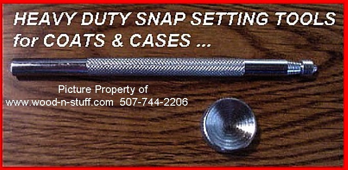20 sets HEAVY DUTY BRASS Finish Made in USA LEATHER SNAPS FASTENER  KIT w/TOOLS 