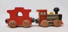 Engine  Caboose Wooden Car Thomas  Brio Compatible Name Train Vermont