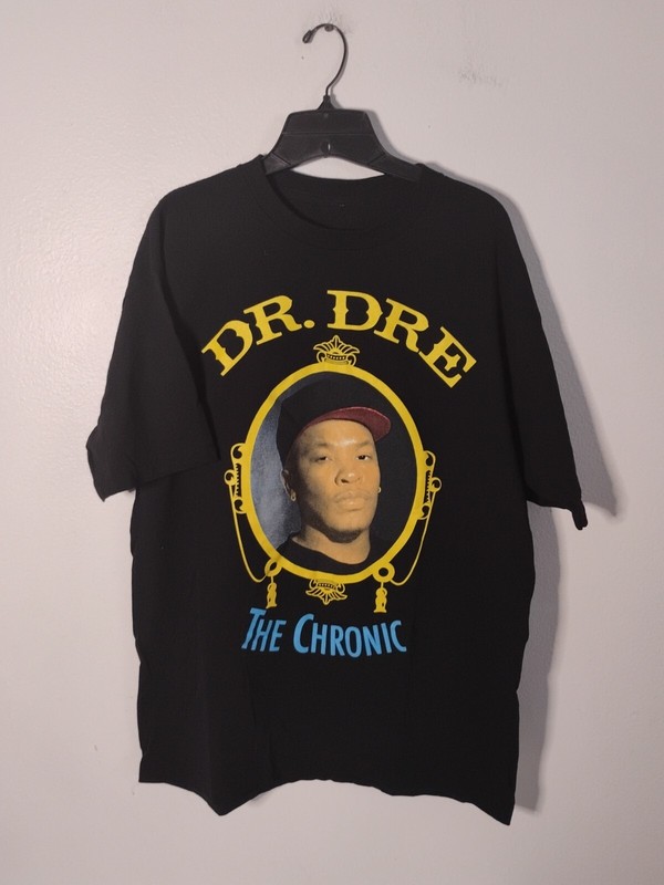  Dr Dre The Cronic T Shirt Mens XL Black Hip Hop Rap 