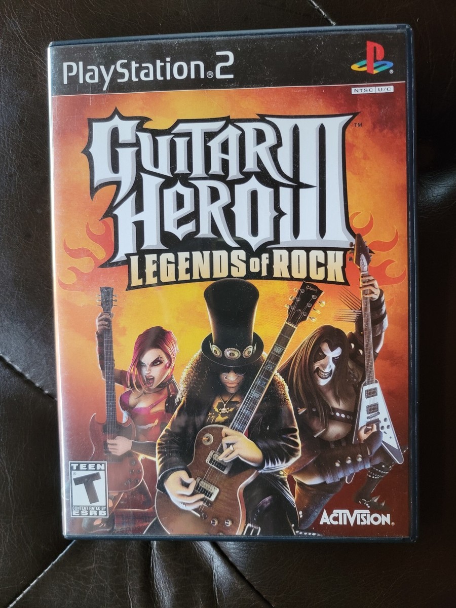 Guitar Hero II Legends of Rock PS2 Sony Playstation 2 Complete w