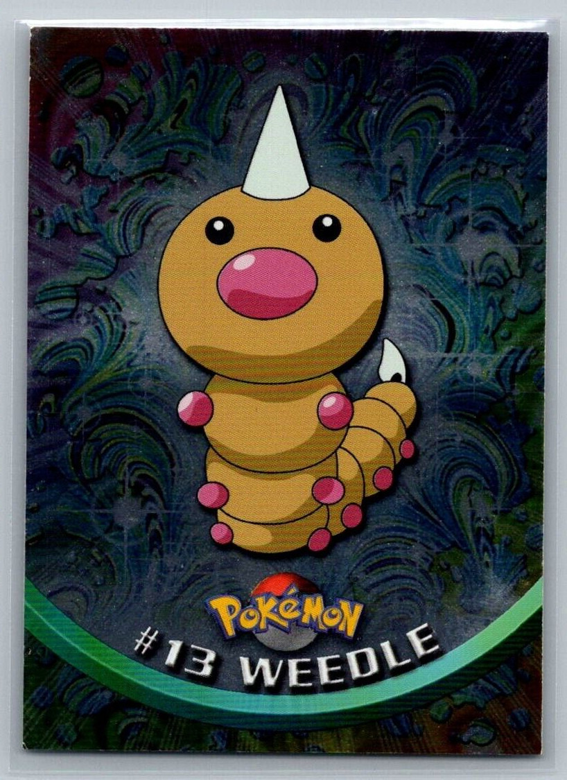 Weedle #13 Pokémon 1999 Topps TV