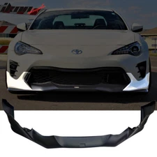 Fits 17-20 Toyota 86 GT86 FT86 TRD Style Unpainted Black Front Bumper Lip - PP