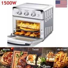 1500W Air Fryer Toaster Convection Countertop Oven for Roast Bake Broil Cooking