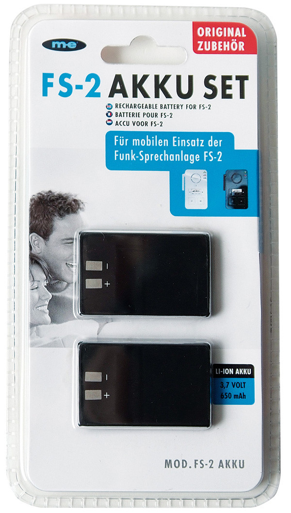 M-E Akku Set Akkupack 2-er Ersatzakku Akku für FS-2.1 Akkuset FS2 FS 2.1