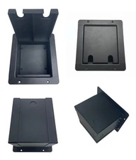 PROCRAFT FPMU-BLANK-BK recessed floor box / stage pocket w/ customizable plate