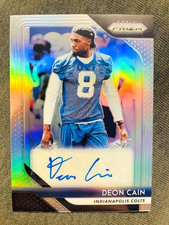 2018 Panini Prizm #RA-DCA Deon Cain Rookie RC Prizm Auto Autograph Card