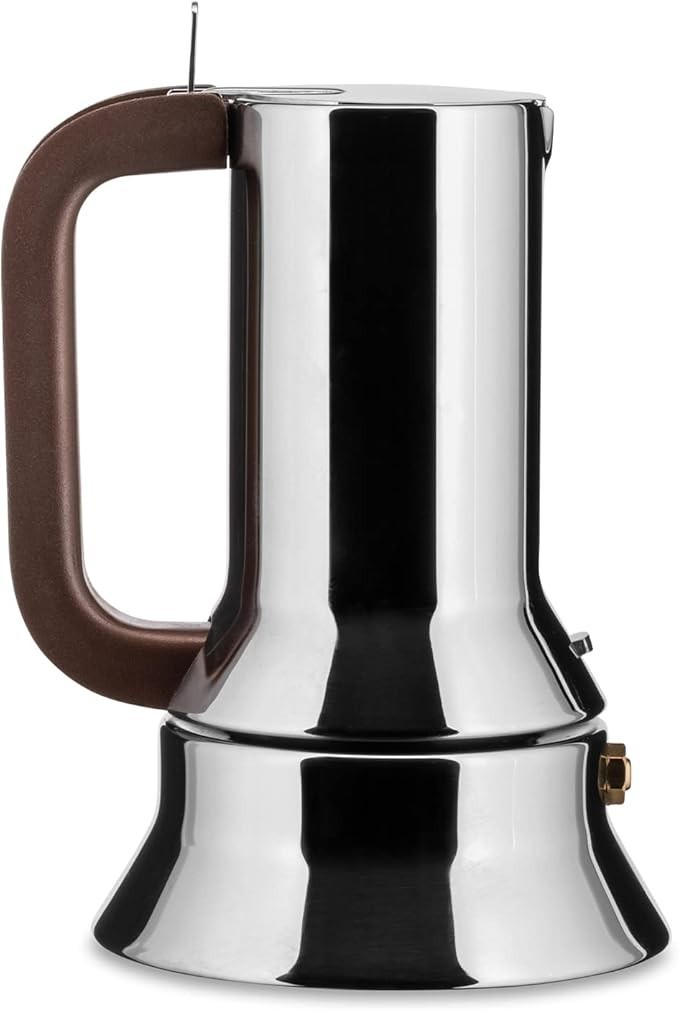 Alessi 9090/1 Caffettiera Espresso in Acciaio Inossidabile 18/10 Lucido