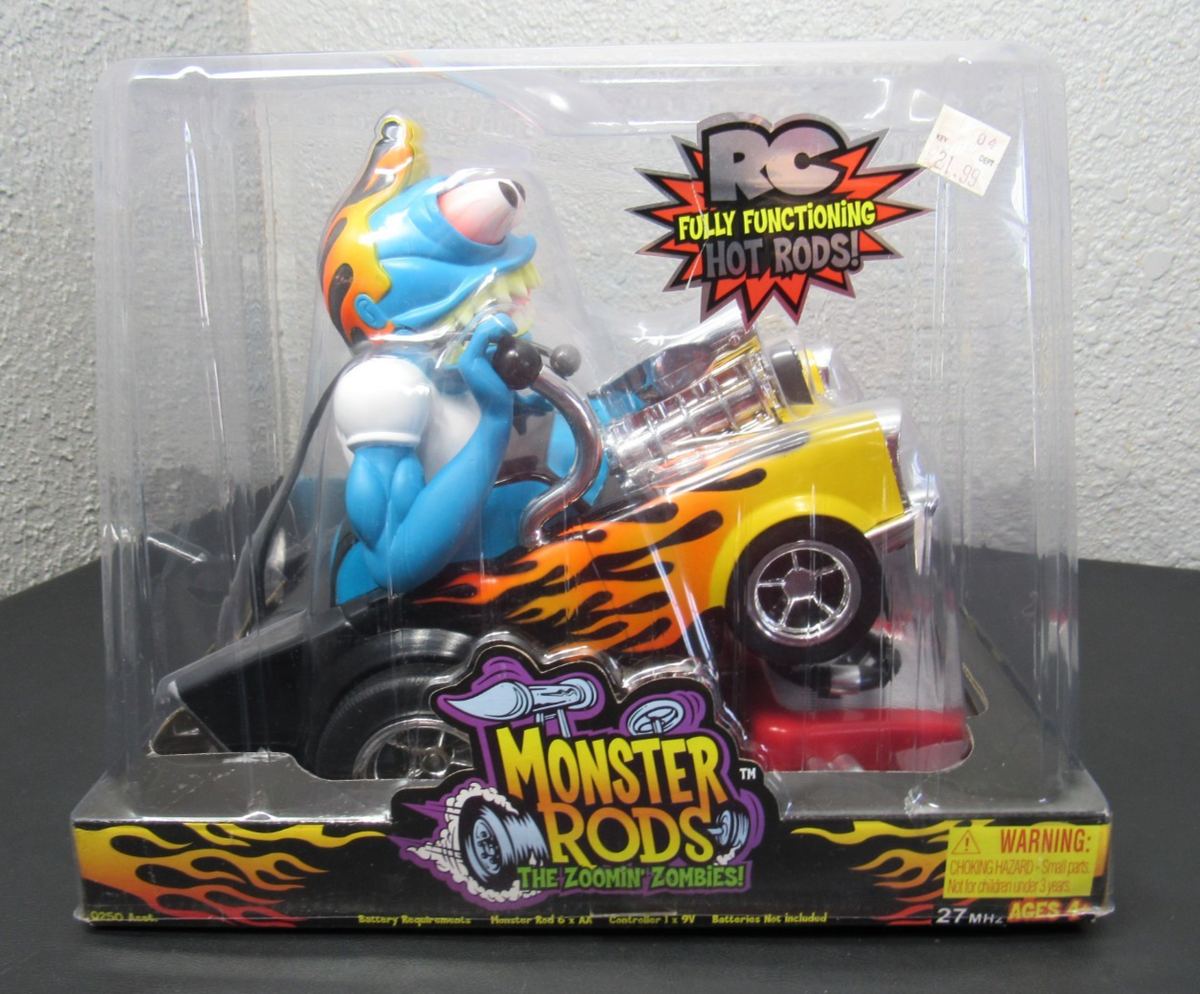 Monster Rods The Zoomin Zombies Flametop Rat Fink 1957 Chevy