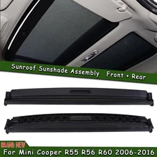 2x Front & Rear Sunroof Sunshade Cover Set For MINI Cooper R55 R56 R60 2006-2016