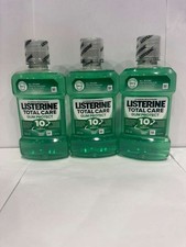 3 x 8.45 oz Listerine Total Care Protect Fresh Mint 250ml Expired 11/2025