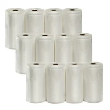 12 Rolls 8X 50 Embossed Vacuum Sealer Reusable Food Saver BPA Free Wide-use Bag