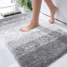 OLANLY Bathroom Rug Mat 30x20, Extra Soft and Absorbent Microfiber Bath Rugs, No