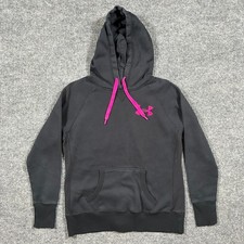Under Armour Storm Womens Hoodie Size SM Black Pink Drawstring Loose Pullover