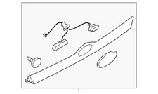 Genuine Subaru Lift Gate Trim 91112FG003