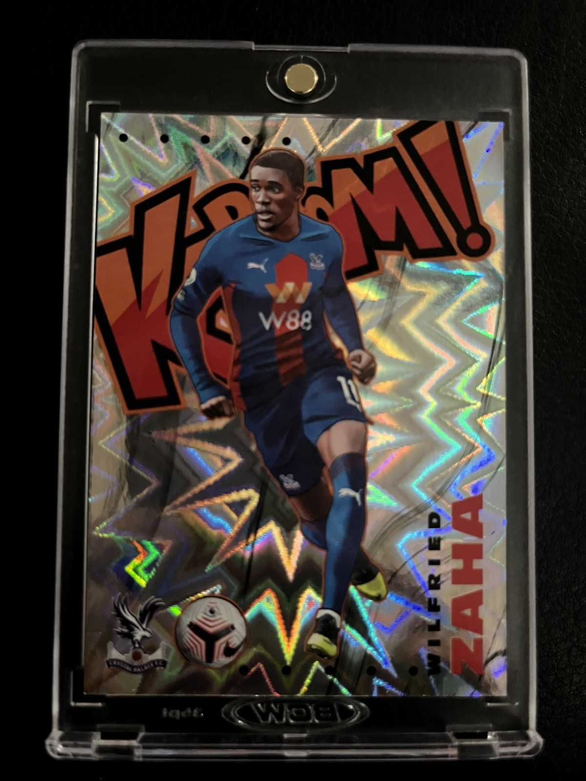 Wilfried Zaha 2020-21 Panini Prizm Premier League EPL Kaboom #7 Crystal Palace