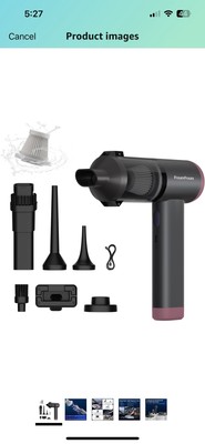 4 in 1 Handheld Vacuum Cleaner, 5200Pa Cordless Car Vacuum, Portable Mini Vacuum