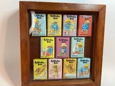 Vintage Paddington Bear Mini Soap Bars 11 Wrapped Framed 9x9 Bath Time Teddy