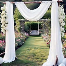 Wedding Arch Chiffon Draping Fabric 29" X 20FT Party Bridal Shower Decoration