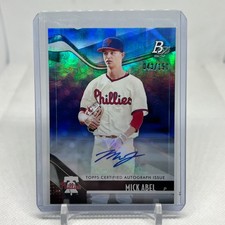 Mick Abel 2021 Bowman Platinum Top Prospect Blue AND Base Autos #TOP59