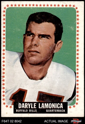 1964 Topps #31 Daryle Lamonica Bills RC Notre Dame 5 - EX
