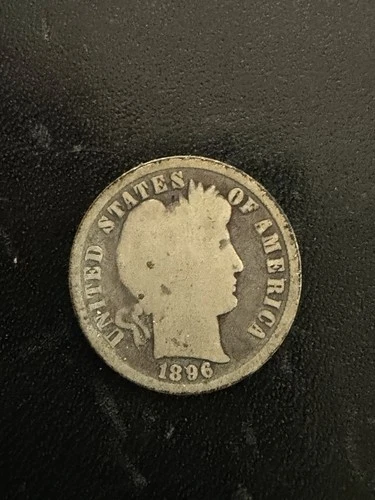 1896 P Barber Liberty Head Dime G