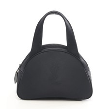 YVES SAINT LAURENT Handbag Nylon Navy #RC3799