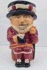 Staffordshire Beefeater Toby Jug Mug Large Pitcher Character Made England Vtg — photo 1