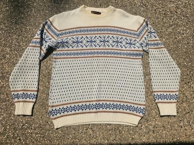 Vintage 70s/80s Jersild Norwegian Sweater Nordic Fair Isle Pullover USA XL - Image 1 of 4