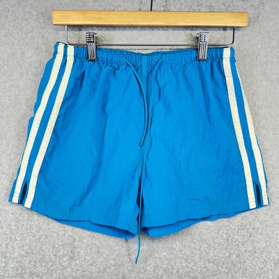 Express Physical Fashion Shorts Womens Small Blue 100% Nylon Running Athletic