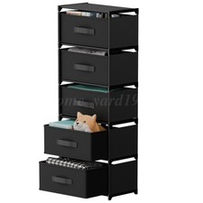 Multifunctional Fabric Storage Tower Dresser ...