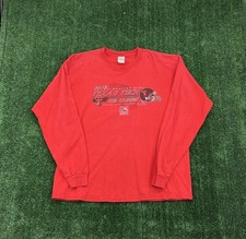 VTG Texas Tech Shirt Mens XL Long Sleeve Graphic Print Crew Neck