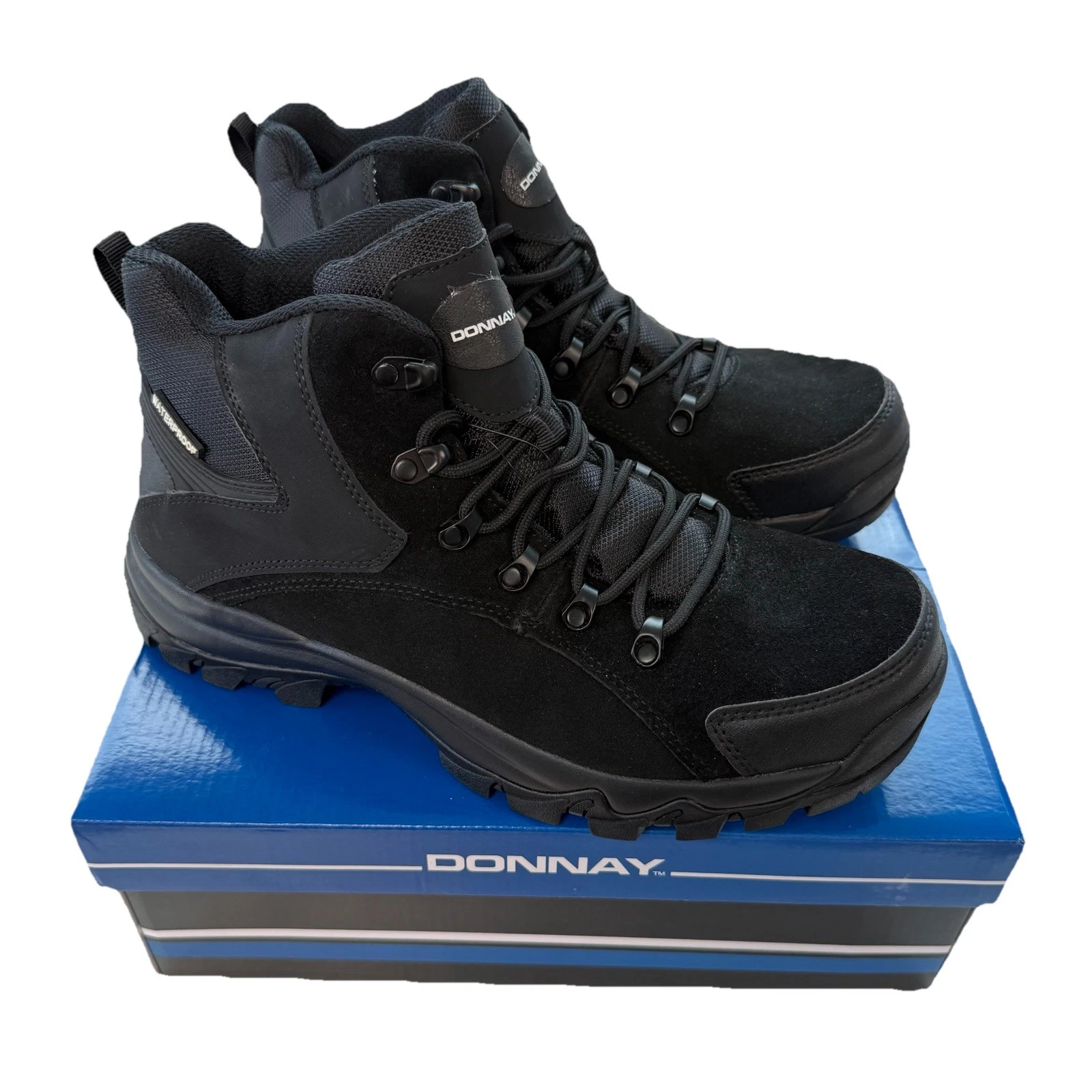 Donnay Suede Waterproof Walking Boots Black Mens Size UK 9 New
Opens in a new window or tab