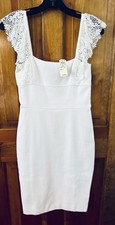 VALENTINO WHITE DRESS W/Flutter sleeve, Size 4 BRAND NEW w/TAGS, WEDDING, Bridal