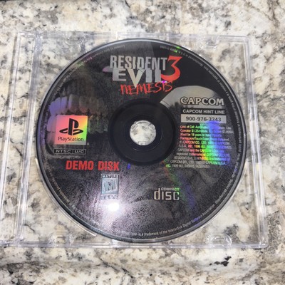 Resident Evil 3 Nemesis Demo Disc Disk Sony PlayStation 1 PS1 **DISC ONLY**
