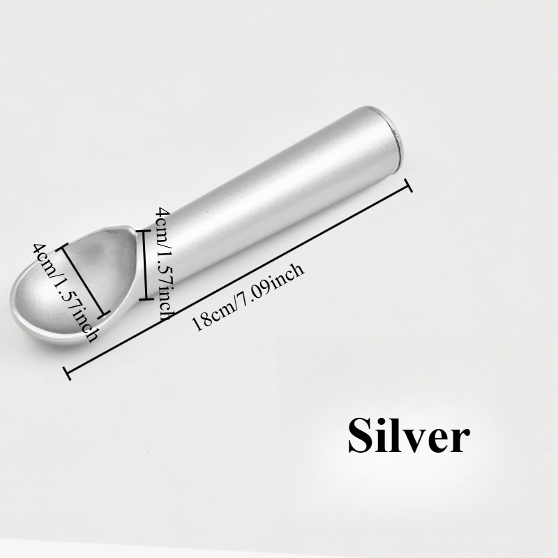 Anti Freeze Ice Cream Scoop Frozen Yogurt Gelato Sorbet Spoon Scooper Tool 7.09"