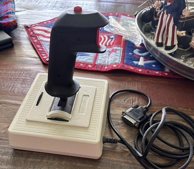 CH Products Flight stick Beige Simulator Gaming Joystick Controller USA untested