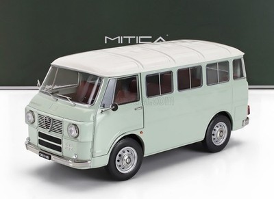 Mitica 1/18 Alfa Romeo F-12 Minibus 1-Series 1967 Very Light Green 200062-D