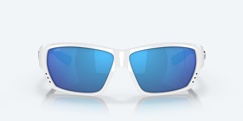 Costa Del Mar Tuna Alley Sunglasses White/Blue for sale online