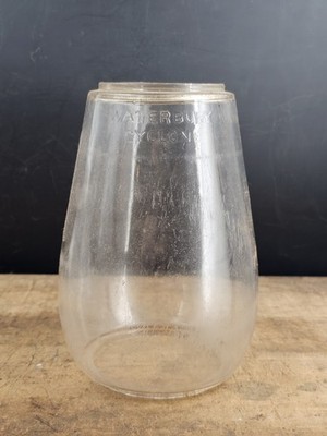 Antique WATERBURY CYCLONE Lamp Lantern  Globe Coldblast  Tubular RARE