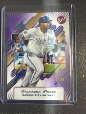 2025 Topps Pristine Salvador Perez 117 Purple Pristine Refractor /99