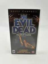 The Evil Dead Full Uncut Version Horror VHS Bruce Campbell  PAL UK